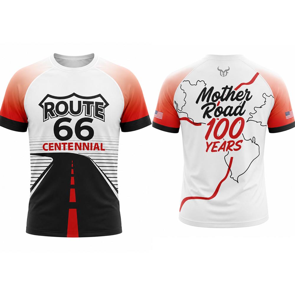 Kaos Route 66 Vintage Road Tri - Outdoor Sports Adventure ulasan dan harga